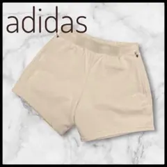【美品】 アディダス ショーパン クリーム色 L ジャージ スウェット パンツ
