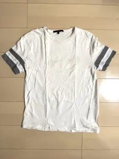 GUCCI ロゴ Tシャツ XL ホワイト/ネイビー - メルカリ