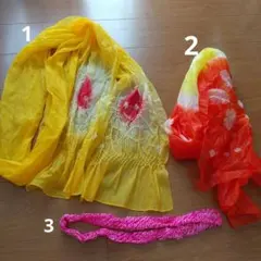 子供　浴衣　帯　3点セット