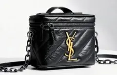 YSL ブラック キルティングショルダーバック♡ノベルティ