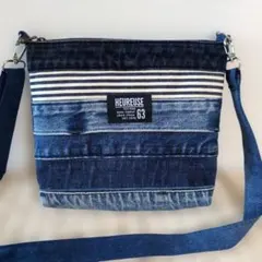 0819ハンドメイド✰デニムリメイク✰ショルダーバッグ✰