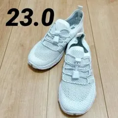 マリンシューズ 水陸両用 23.0cm ホワイト 男女兼用 速乾 軽量 通気性
