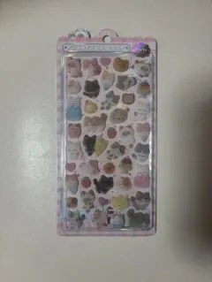 ふわふわドロップシール ねこねこふわふわ