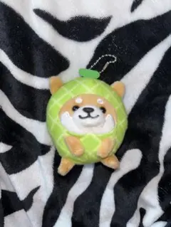 柴犬 ぬいぐるみ レトロ ご当地グッズ メロン キーホルダー