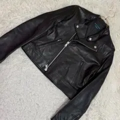 MACPHEE ライダースジャケット ブラック 36 大人 かっこいい レザー