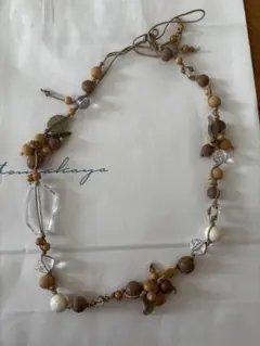 ハンドメイド ネックレス 自然素材