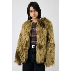 MOUSSYMESSY FAUX FUR COAT /