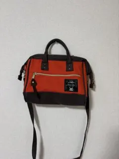 最安値❗️anello 2wayショルダーバッグ オレンジトートバッグ　カバンのサムネイル