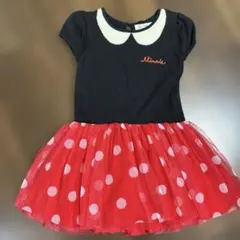 GAP ミニーマウス ドット柄 チュール ワンピース