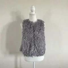 シャギーベスト ベスト