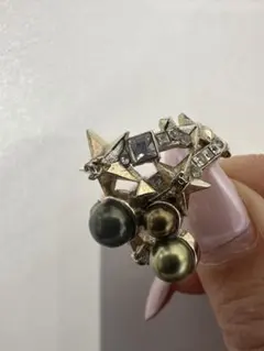 5/20まで】Chloe クロエ antique pearls リング 52 - メルカリ