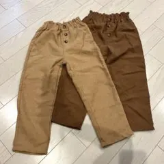 コーデュロイパンツ　色違い２枚セット120