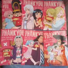 ONE PIECE THANK YOU クリアファイル 6枚セット