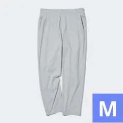 【新品】ユニクロ ウルトラストレッチ ドライex テーパード パンツ M グレー