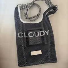CLOUDY メッシュショルダーバッグ