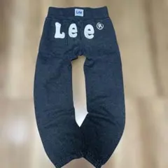 Lee ダークグレー 130ボトムス バックブランドロゴ入りスウェットパンツ