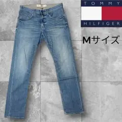 大きい】38(US)100cm新品トミーヒルフィガーUSA限定デニムパンツ藍染