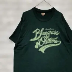 USA製90sヴィンテージTシャツ！シングルステッチ　グリーン半袖古着　L 30