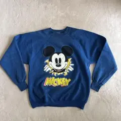 ヴィンテージ　ミッキーマウス スウェット ブルー