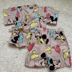 ミッキー&ミニーマウス 甚平セット　サイズ80