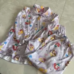 ディズニープリンセス パジャマ ルームウェア 女の子 ラプンツェル アリエル