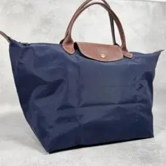 ✨定番✨ロンシャン ル プリアージュ S ハンドバッグ ネイビー 折りたたみ可