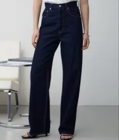 AZUL by moussy ハイウエストワイドパンツSサイズ