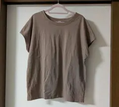 スムースコットンフレンチスリーブTシャツ L
