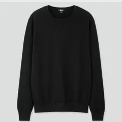 ハ*ロ様 【美品】UNIQLO スーピマコットンクルーネックセーター XL