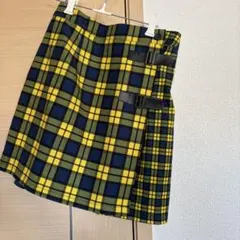 PUNYUS チェック柄 ラップスカート ベルト付きのサムネイル