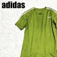 アディダス climalite 半袖Tシャツ グリーン 吸汗速乾 【313】
