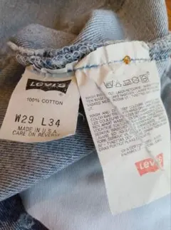 90年3月製 アメリカ製　エルパソ工場　Levi's 501 ストレートデニム