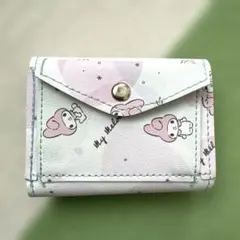 My Melodyマイメロディ 三つ折り財布 Sanrioサンリオ USED美品