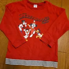 Disney ミッキーマウスクラブ 重ね着風トレーナー 110