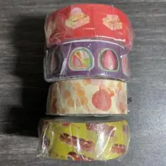 マスキングテープ　餅　まるいちきゅう　大福　きび団子　焼きまんじゅう　4個セット