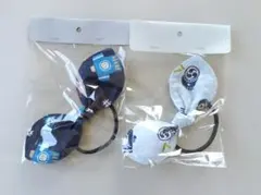 りぼんヘアゴム 2個セット ハンドメイド キッズ