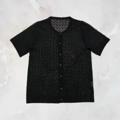 00's vintage 半袖カーディガン y2k パンク グランジ系のサムネイル
