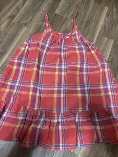 BREEZE ワンピース 130cm 赤色 チェック