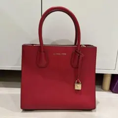 MICHAEL KORS レッドハンドバッグ