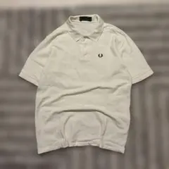 k*.様 90s FRED PERRY ホワイト ポロシャツ 42インチ