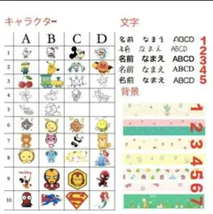 NO 145お名前シール  かわいい 入学 入園 名入れ プレゼント  入学準備