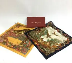 Salvatore Ferragamo コットン100%ハンカチ 2枚セットのサムネイル