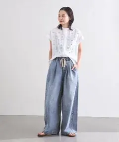 JOURNAL STANDARD イージーデニムワイドパンツのサムネイル