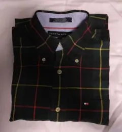 TOMMY HILFIGER チェック柄綿シャツ S