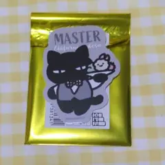 ホワイトタイガーとブラックタイガー　カフェ　ステッカー　マスター