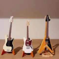 Fender Gibson ミニチュアギター&ベース 3本セット