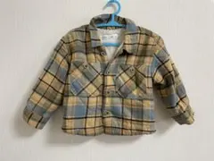 ZARA  アウター 80 チェック ボアジャケット