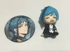 ツイステ フロイド 缶バッジ フィギュア セット