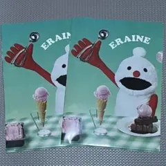 パペットスンスン ノンノン クリアファイル 2枚セット ファミマ