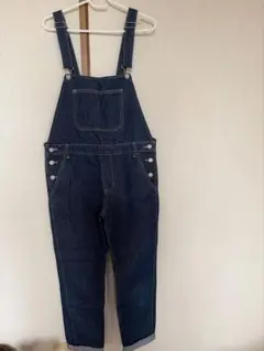 SPRAY PREMIUM デニムサロペット ダークブルー